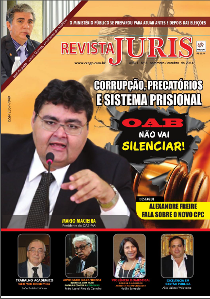 Capa da 3ª edição da Revista JÚRIS Advocatus